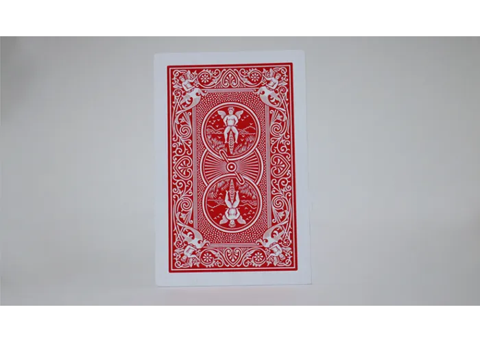 Bicycle Jumbo Double Back (Red/Red)