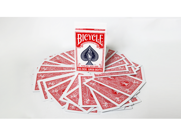 Bicycle Jumbo ESP 50 Cards Red (10 of each Square, Wavy Lines, Star, Circle and Cross) by Murphy's Magic