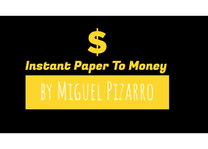 Instant Paper to Money (Euro) by Miguel Pizarro