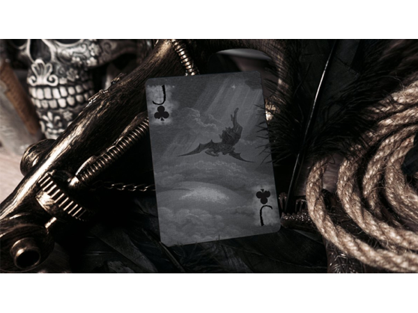 The Raven Black Dusk (Gilded) Playing Cards