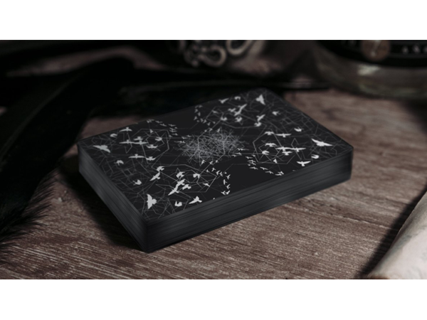 The Raven Black Dusk (Gilded) Playing Cards