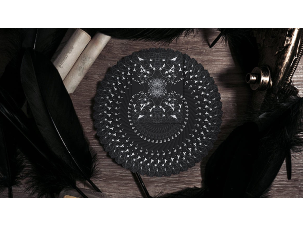 The Raven Black Dusk (Gilded) Playing Cards