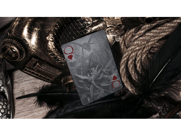 The Raven Black Dusk (Gilded) Playing Cards
