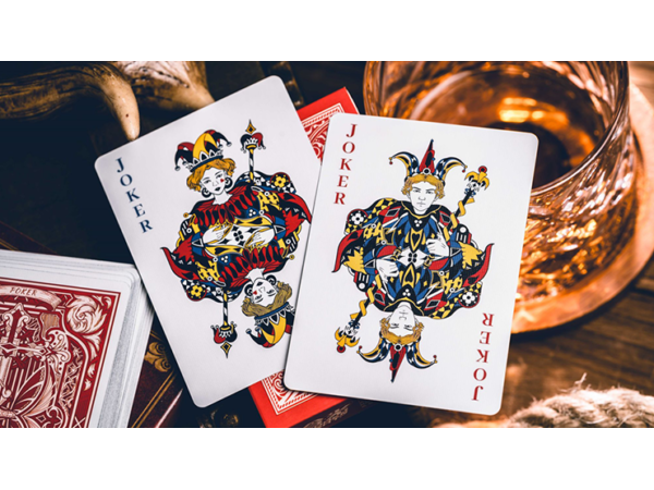 Sanctuary (Red) Playing Cards