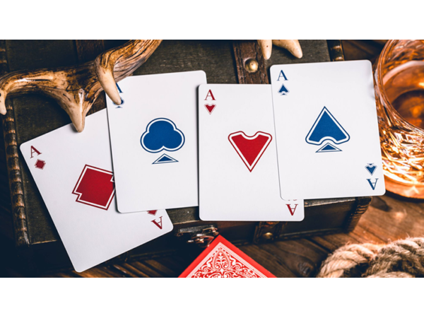 Sanctuary (Red) Playing Cards