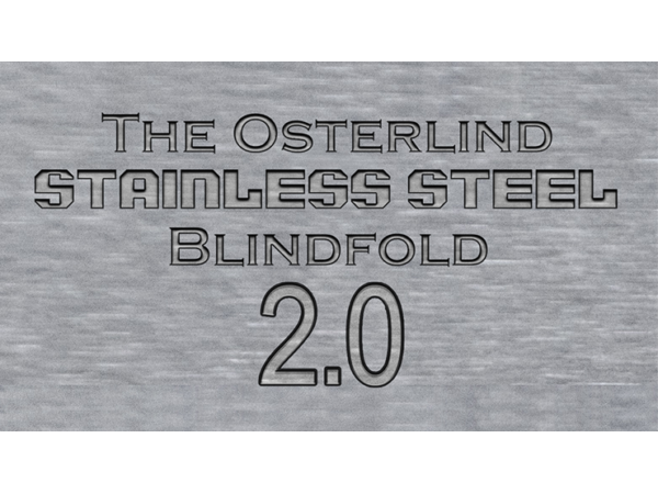 Stainless Steel Blindfold 2.0 by Richard Osterlind