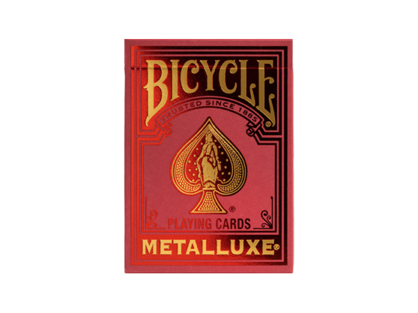 Bicycle Metalluxe Red Playing Cards by US Playing Card Co.