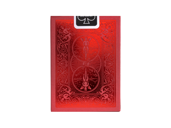 Bicycle Metalluxe Red Playing Cards by US Playing Card Co.