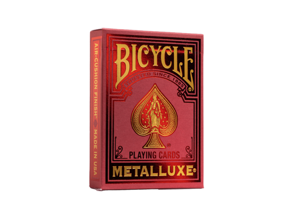 Bicycle Metalluxe Red Playing Cards by US Playing Card Co.