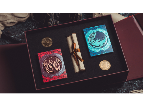 Atlantis (Water and Fire) Limited Gilded 2 Decks Set Playing Cards