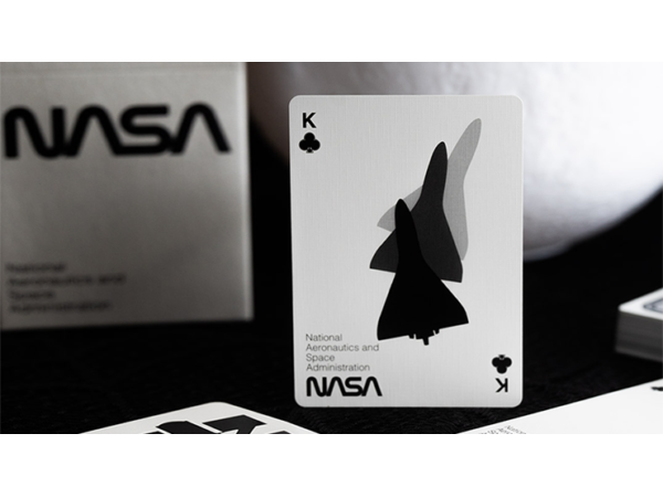 Silver Foil NASA Worm Playing Cards