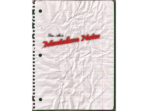 Mentalism Notes by Dan Alex - eBook DOWNLOAD