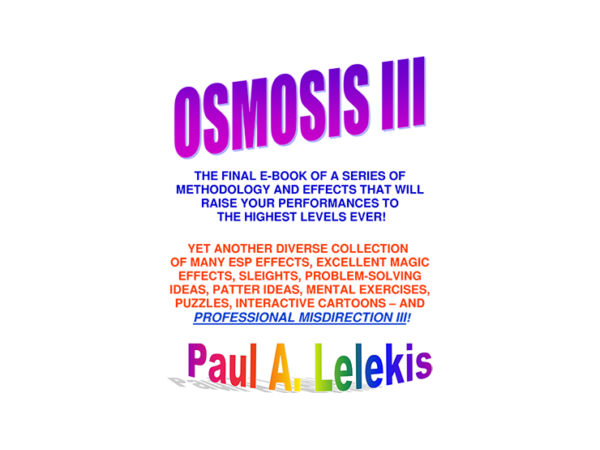 OSMOSIS III - Paul A. Lelekis Mixed Media DOWNLOAD