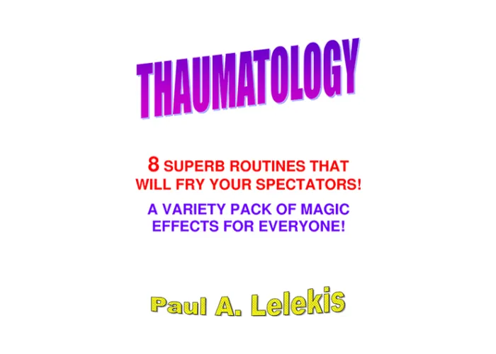 THAUMATOLOGY by Paul A. Lelekis eBook DOWNLOAD