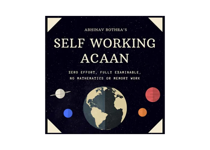 Self-Working ACAAN by Abhinav Bothra Mixed Media DOWNLOAD