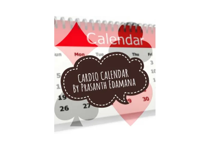 Cardio Calendar by Prasanth Edamana Mixed Media DOWNLOAD