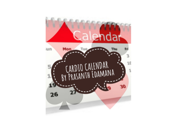 Cardio Calendar by Prasanth Edamana Mixed Media DOWNLOAD