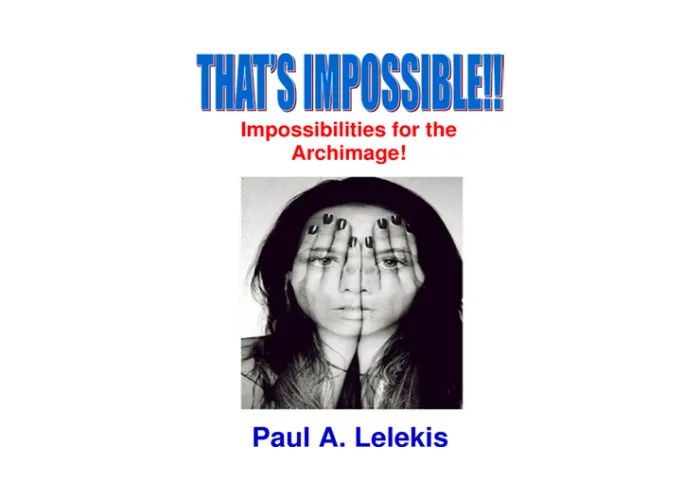 That's Impossible! by Paul A. Lelekis Mixed Media DOWNLOAD