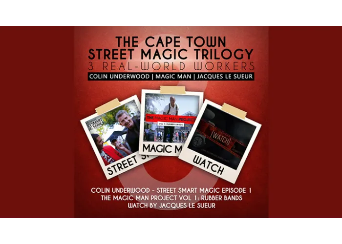 The Cape Town Street Magic Trilogy by Magic Man, Colin Underwood and Jaques Le Suer video DOWNLOAD