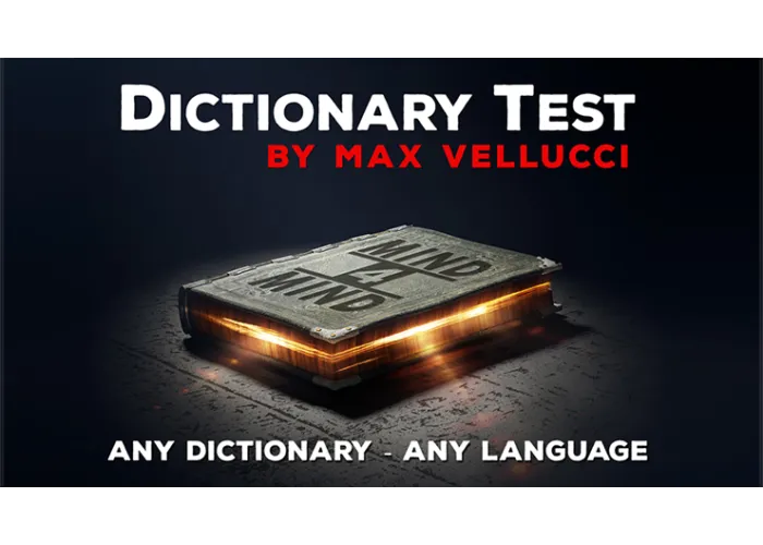 Dictionary Test by Max Vellucci video DOWNLOAD