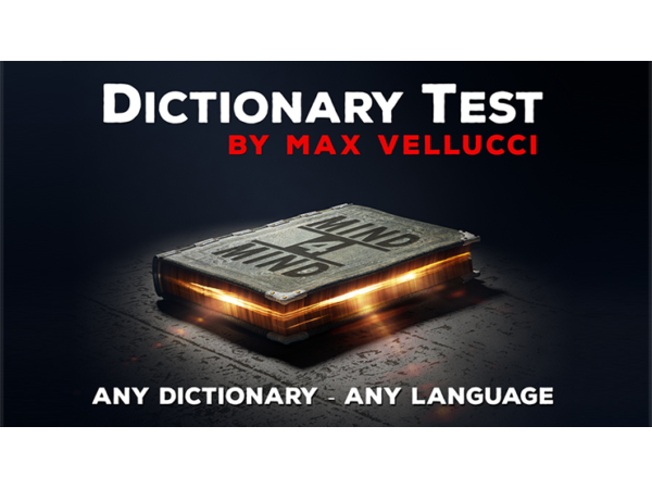 Dictionary Test by Max Vellucci video DOWNLOAD