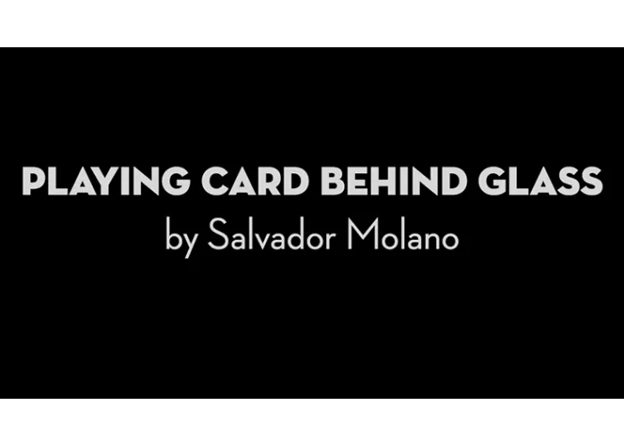 Playing Card Behind Glass by Salvador Molano video DOWNLOAD