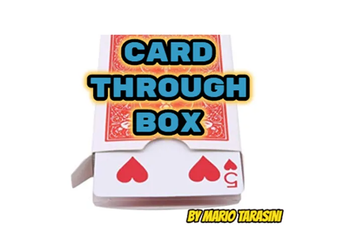 Card Through Box by Mario Tarasini video DOWNLOAD