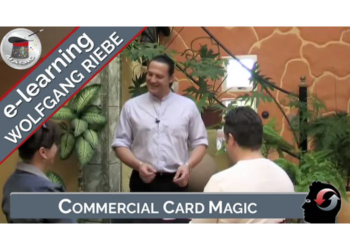 Commercial Card Magic by Wolfgang Riebe video DOWNLOAD