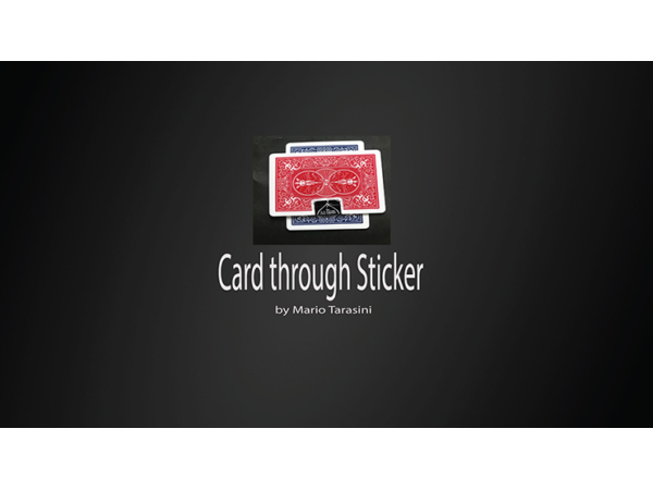 Card through Sticker by Mario Tarasini video DOWNLOAD