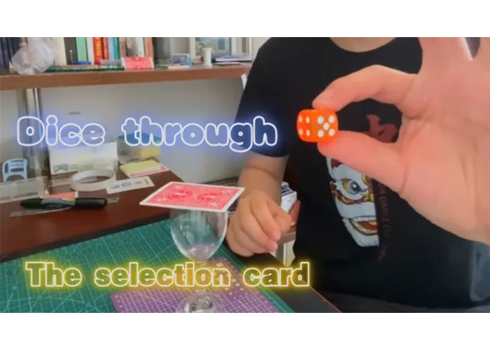 Dice Through Card by Dingding video DOWNLOAD