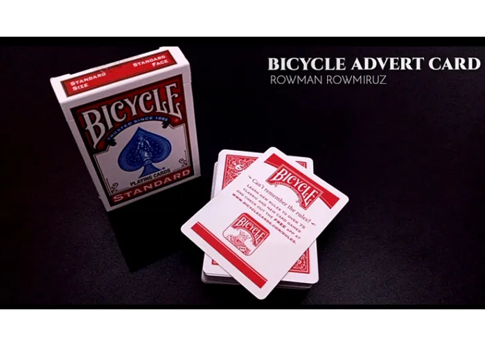 Bicycle Advert Card by Rowman Rowmiruz video DOWNLOAD