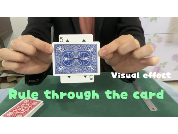 Ruler Through Card by Dingding video DOWNLOAD