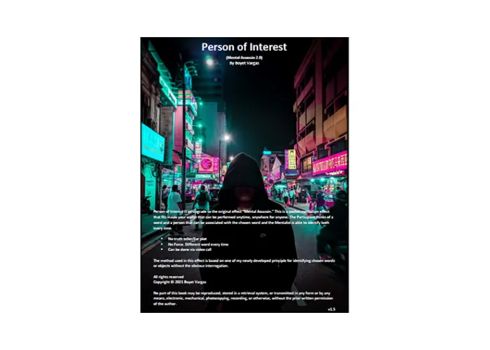Person of Interest by Boyet Vargas ebook DOWNLOAD