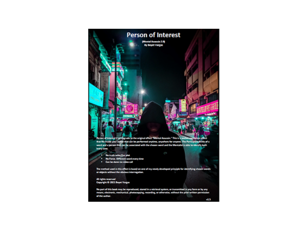 Person of Interest by Boyet Vargas ebook DOWNLOAD
