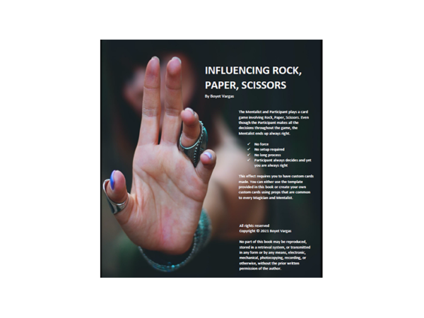 Influencing Rock Paper Scissors by Boyet Vargas ebook DOWNLOAD