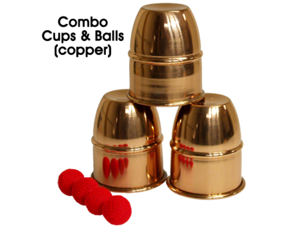 Combo Cups & Balls (Copper) by Premium magic - Trick