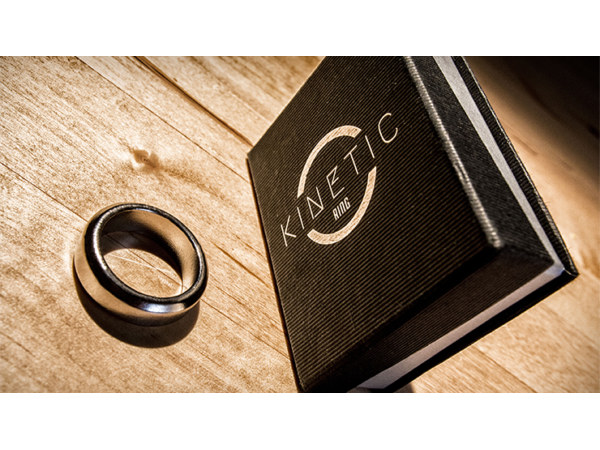 Kinetic PK Ring (Silver) Beveled size 9 by Jim Trainer - Trick
