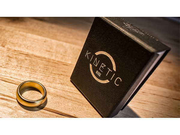 Kinetic PK Ring (Gold) Curved size 10 by Jim Trainer - Trick