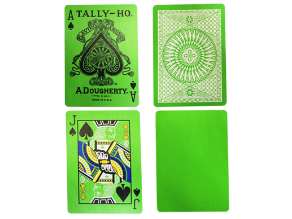 Tally Ho Reverse Circle back (Green) Limited Ed. by Aloy Studios / USPCC