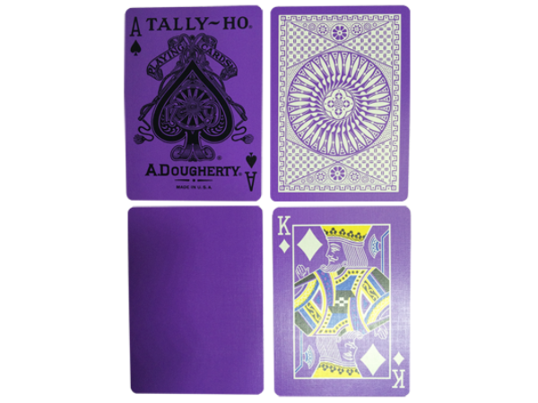 Tally Ho Reverse Circle back (Purple) Limited Ed. by Aloy Studios / USPCC