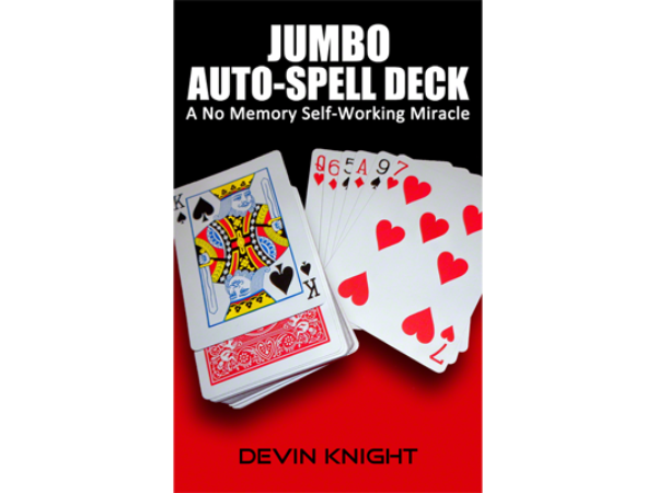 Auto Spell Deck (Jumbo) by Devin Knight - Trick