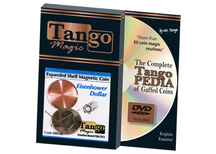 Expanded shell One Dollar Eisenhower Magnetic (D0156) by Tango - Trick