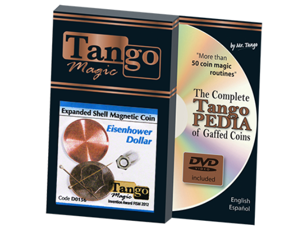 Expanded shell One Dollar Eisenhower Magnetic (D0156) by Tango - Trick