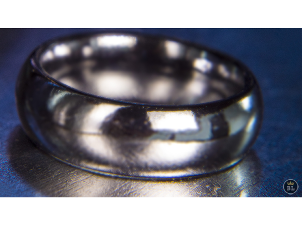 Ash and Ember Silver Curved Size 9 (2 Rings) by Zach Heath  - Trick