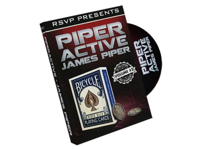 Piperactive Vol 2 by James Piper and RSVP Magic - DVD