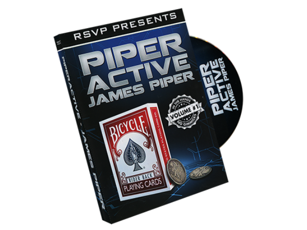 Piperactive Vol 1 by James Piper and RSVP Magic - DVD