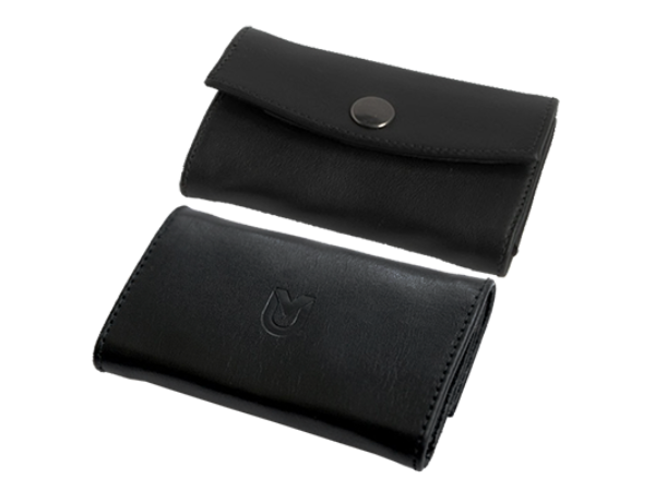 LEATHER COIN PURSE (Holds Six  Dollar Coins) by UnderMagic - Trick