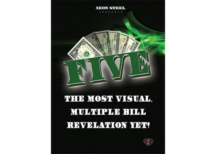 Five (DVD & Gimmicks) by Xeon Steel  - Trick