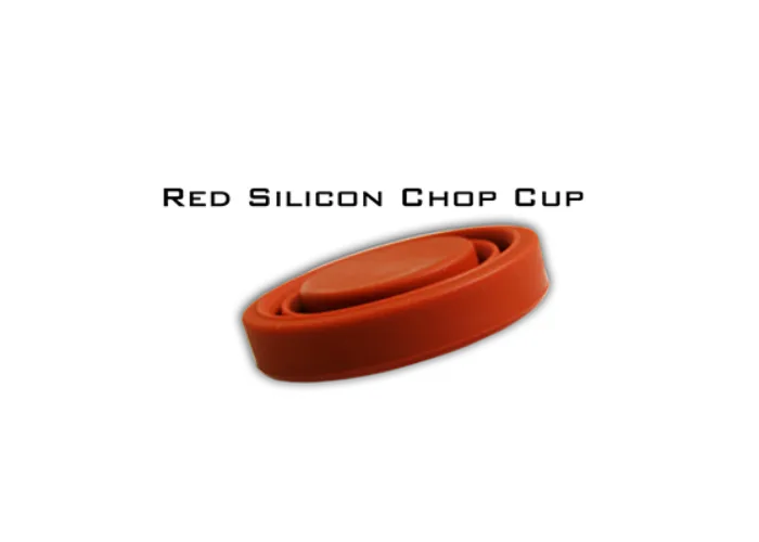 Harmonica Chop Cup Red (Silicon) by Leo Smetsers - Trick
