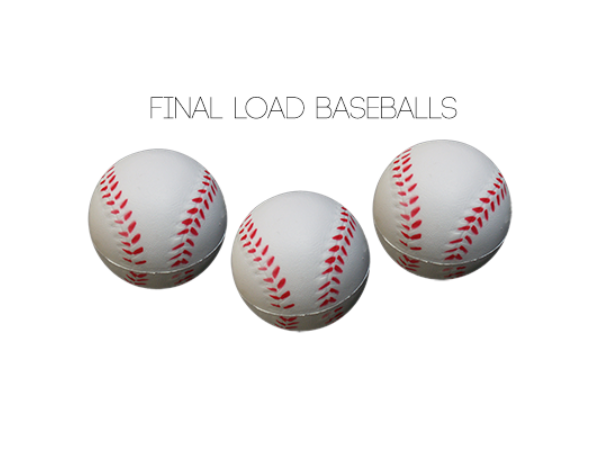 Final Load Base Balls 2.5 inch (3pk) - by Big Guy's Magic